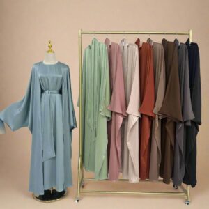 pastel and neutral abayas for students, comfortable & stylish for everyday use