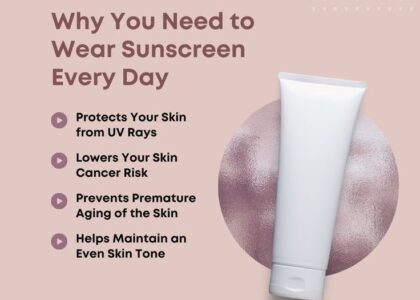 why you need to wear sunscreen every day