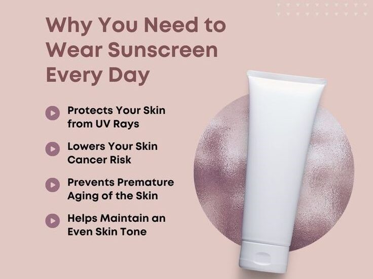 why you need to wear sunscreen every day